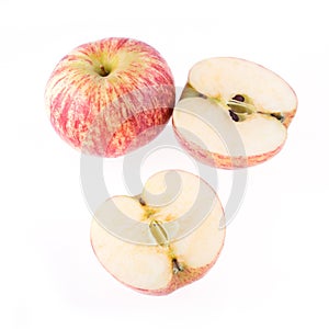 Red apple fruit isolated