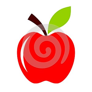 Red apple icon photo