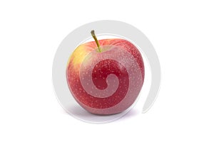 Red apple isolated at white background