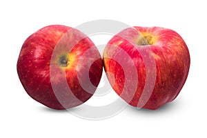 Red apple isolated on white background. Clipping Path