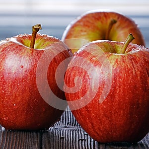 Red apple isolated on white background, clipping path, full depth of field