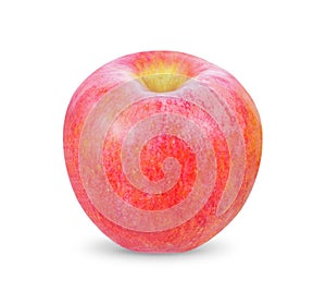 Red apple isolated on white. Clipping Path