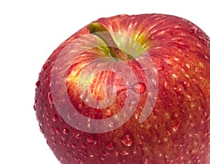 Red apple Macro