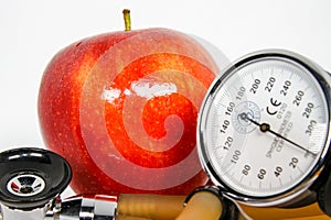 A Red Apple, Part of the Heart Healthy Team