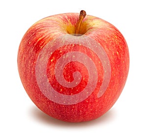 red apple path isolated