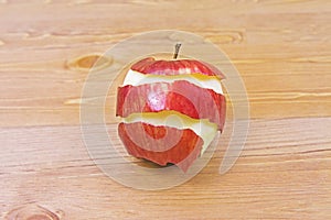 Red apple peel