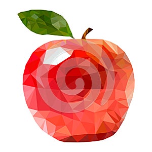 Red apple triangles, triangulation, label images.