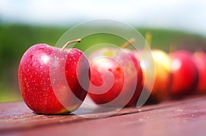 Red apples