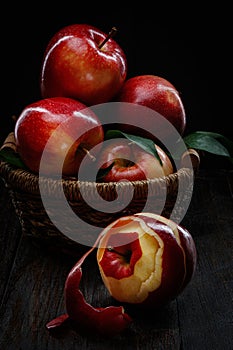 Red apples. Still life