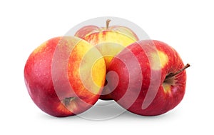 Red Apples on white. This file is cleaned, retouched and contains clipping path