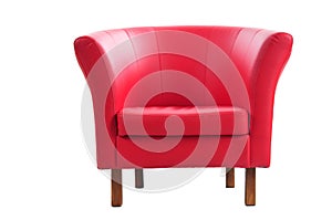 Red armchair