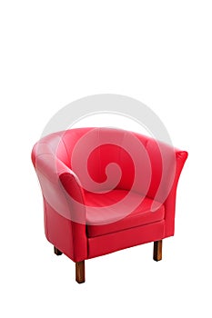 Red armchair