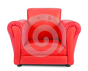 Red armchair