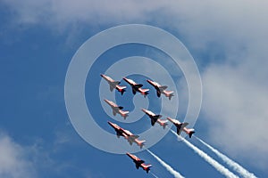 Red arrows