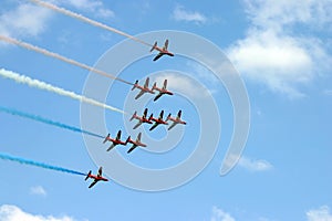 Red arrows