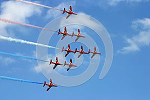 Red arrows