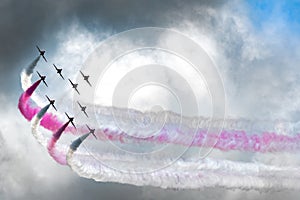 The Red Arrows Aerobatic Display Team