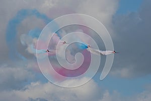 Red Arrows Aeroplane Display Team Fairford Air Show RAF Airport photo