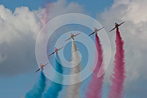 Red Arrows Aeroplane Display Team Fairford Air Show RAF Airport photo