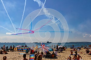 The Red Arrows at the Bournemouth Air Show