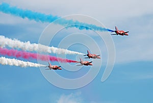 The Red Arrows display team