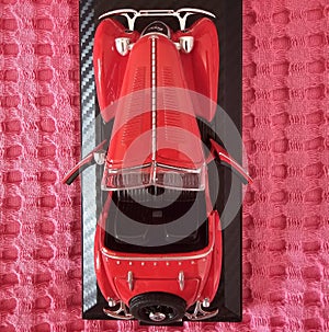 Red Audi 1/32 metal model