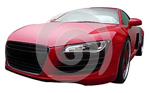 Red Audi R8 photo