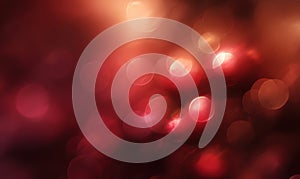 A red background with a blurry red circle in the middle