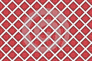 Red background crisscross geometric seamless vector graphic pattern white