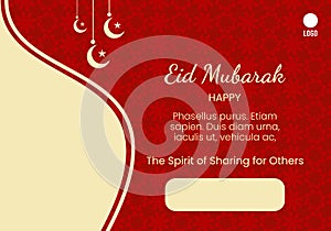Red background  for eid al adha
