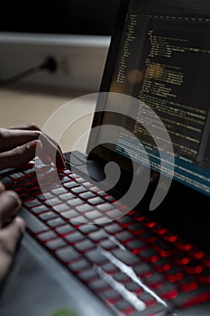 Red Backlit Programming