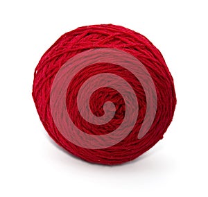 Red ball of threads