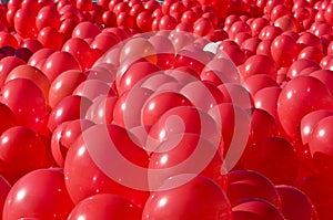 Red ballons photo