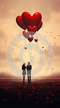 Red Balloon Love: A Trending Romance