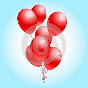 Red balloons