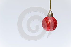 Red balls christmas decoration