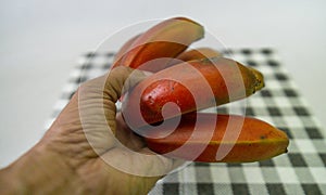 Red Banana is one of the variations existing in Brazil