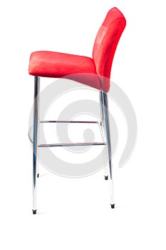 Red bar stool