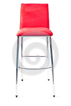 Red bar stool