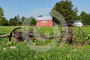 Red barn at Chaplin Creek