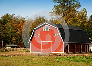 Red Barn in the country