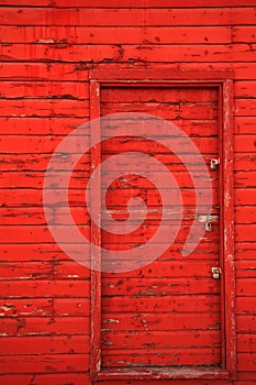 Red Barn Door