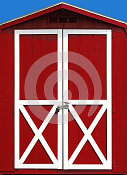 Red Barn Door