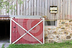 Red Barn Door