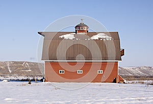 Red barn outside of Weiser, Idaho
