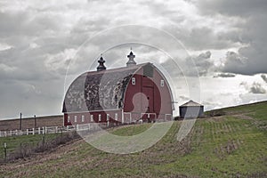 Red Barn In The Palouse
