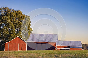 Red Barn and Pasture