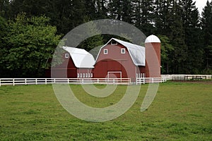 Red Barn and Silo