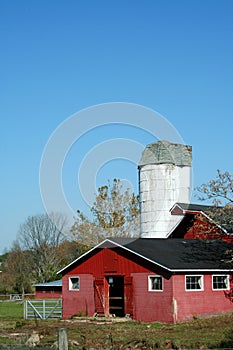 Red Barn and silo