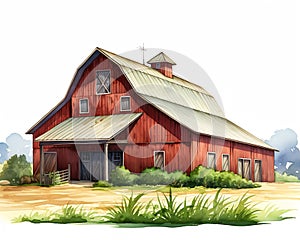 Red Barn Steeple Roof Assets Arizona Listing Architectural Sketc photo